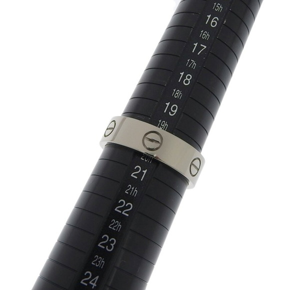 CARTIER Cartier love ring B4084700orB40226 K18 white gold No. 21 men's - Picture 5 of 6